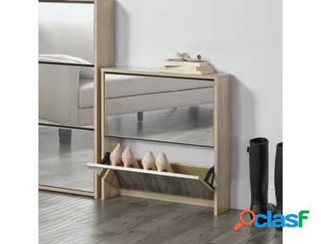 Zapatero [EN.CASA] Roble (Tablero aglomerado - 67 x 63 x 17