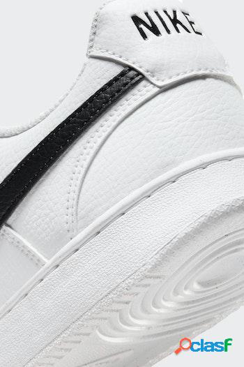 Zapatilla nike court vision low better white-black mujer