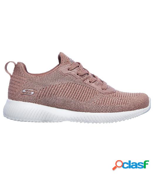 Zapatillas Skechers Bobs Squad Tough Talk Mujer Blush 38