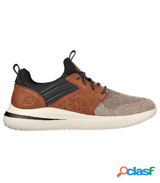 Zapatillas Skechers Delson 3.0 Cicada Hombre Brown Tan 42