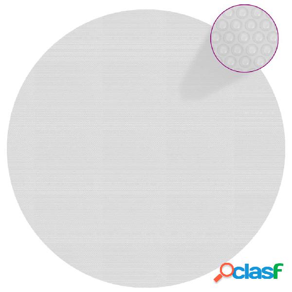 vidaXL Cubierta solar de piscina de PE flotante gris 527 cm