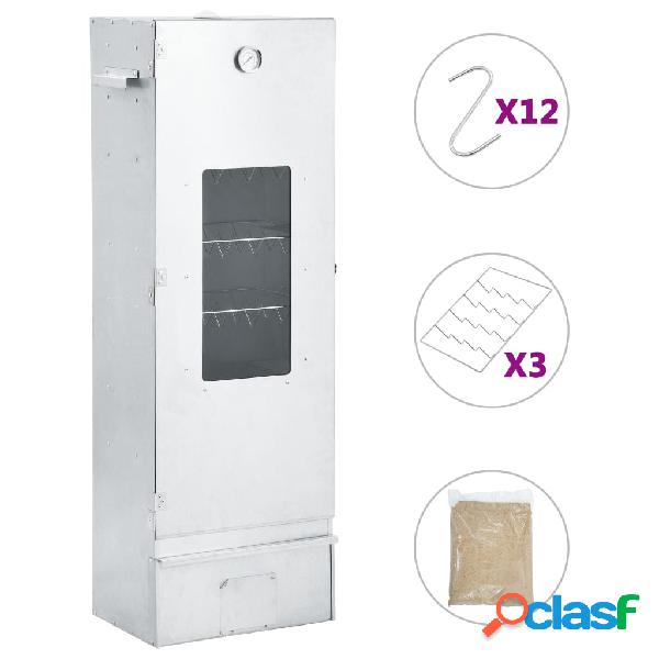 vidaXL Horno ahumador barbacoa 1 kg de virutas de madera