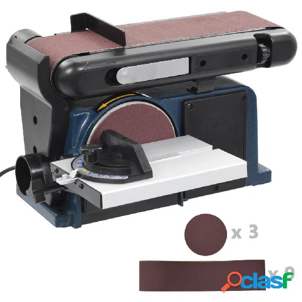 vidaXL Lijadora de disco y banda 370 W 150 mm