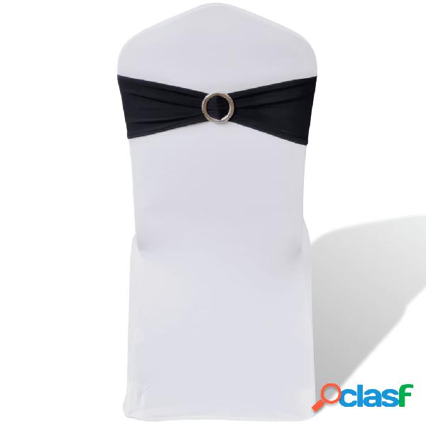 vidaXL Moño decorativo elástico para sillas con hebilla 25
