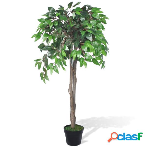 vidaXL Árbol/ Planta de ficus artificial en maceta, 110 cm