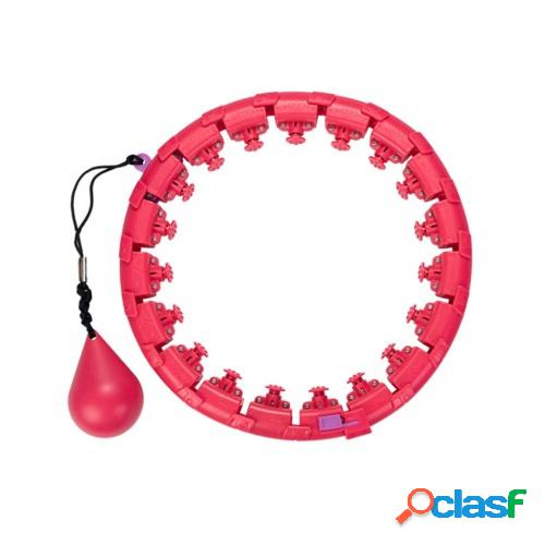 2 in 1 Fitness and Massage Waist Fitness Hoop Non-Fall 24