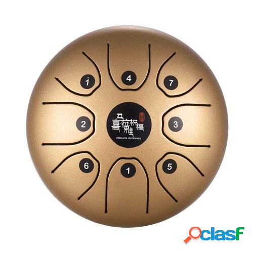 5.5 Inch Mini 8-Tone Steel Tongue Drum C Key Percussion
