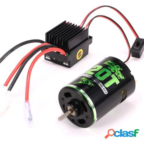 540 Motor cepillado RC Motor de orugas 20T y 60A ESC RC Car