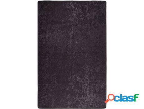 Alfombra VIDAXL Antideslizante (Gris Oscuro - 80 x 150 cm -