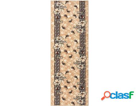 Alfombra VIDAXL Pasillo BCF (Beige - 60 x 150 cm -