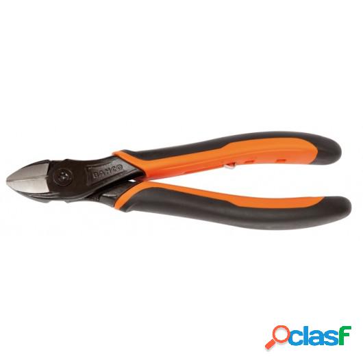 Alicate Corte Diagonal 180Mm Mango Bimaterial Con Clip Bahco