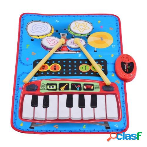 Ammoon 70 * 45cm Alfombrilla musical electrónica Kit de