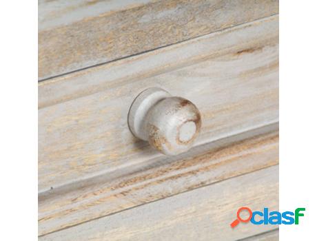 Aparador VIDAXL Madera Maciza de Mango (110 x 35 x 75 cm -