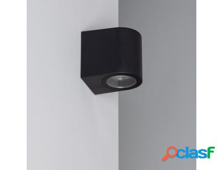 Aplique Exterior LEDKIA (Negro - Gu10 - 7 W - Pc - Abs)