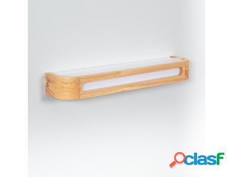 Aplique de Pared LEDKIA (Beige - - 12 W - Madera)