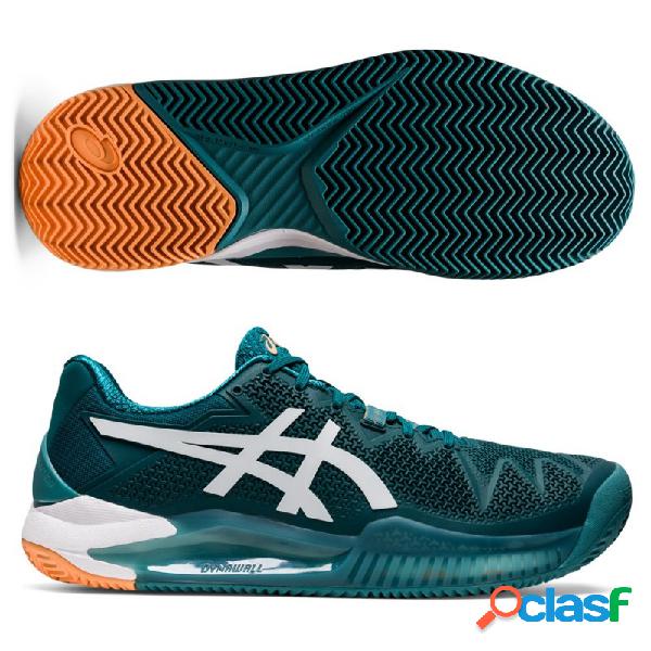 Asics gel resolution 8 clay velvet pine white 44