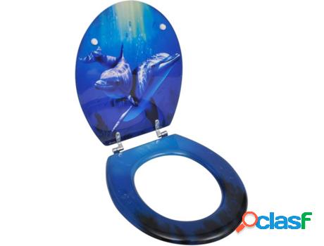 Asiento de Inodoro VIDAXL Multicolor (MDF)