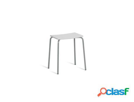 Banco de Cocina PORTUS Clip (44.5x41x30 cm - Metal - Blanco)