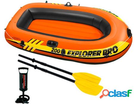 Barca Hinchable con Hinchador INTEX Explorer Pro 200 (196 x