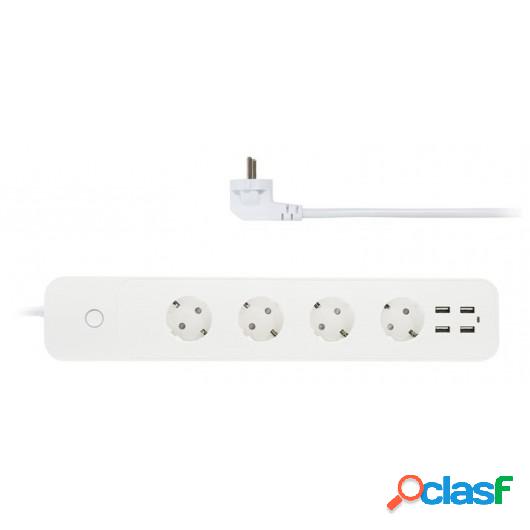 Base Multiple Wifi Medidor De Consumo 4T + 4 Usb Eg-Bw001Mc