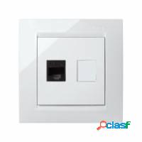 Base para empotrar Ethernet RJ45 Simon Serie 15 Blanco