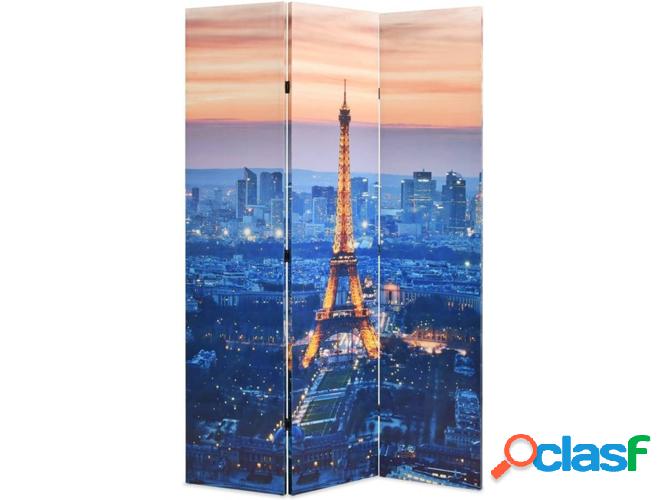 Biombo plegable VIDAXL Paris a noche (120x170 cm)