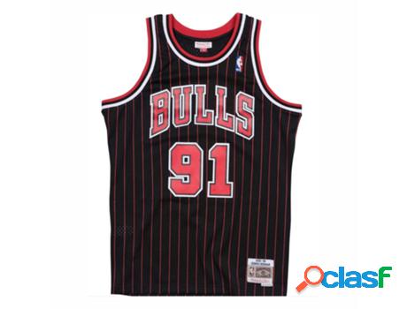 Blusa Autêntica Chicago Bulls Dennis Rodman #91 1995/1996
