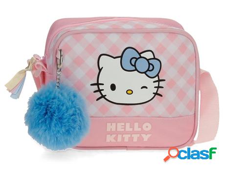 Bolsa de Hombro Infantiles HELLO KITTY Wink (Poliéster -
