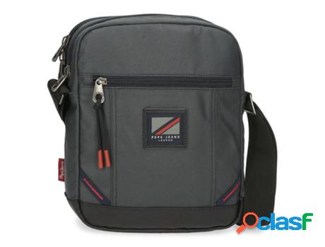 Bolsa de Hombro PEPE JEANS Hackney (Poliéster - Gris - 22 x