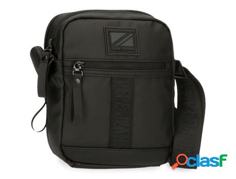 Bolsa de Hombro PEPE JEANS Hoxton (Poliéster - Negro - 17 x