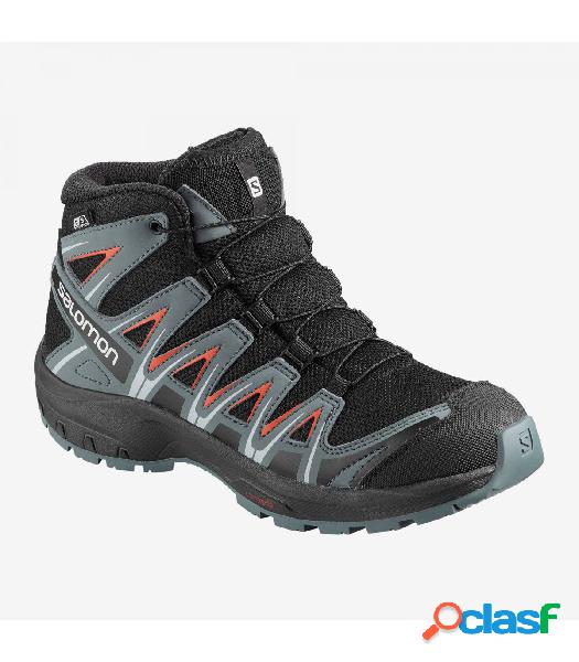 Botas de montaña Salomon Xa Pro 3D MID CSWP J Niños Negro