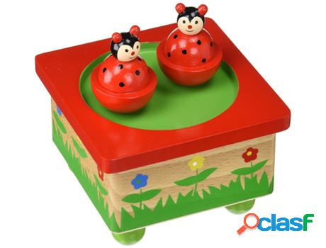 Brinquedo Interativo ULYSSE (Madera - Rojo - 10 x 10 cm)