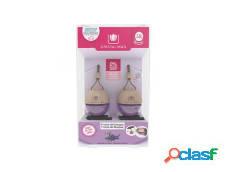 CRISTALINAS Ambientador de Coche Pack Duo 6ml Frutas del
