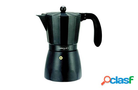 Cafetera negra Oroley Touareg 1 taza