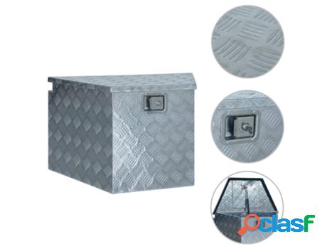 Caja De Almacenamiento De Aluminio VIDAXL (Plata - Aluminio