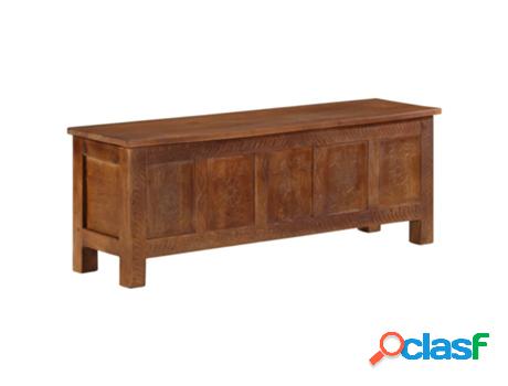 Caja de Almacenaje VIDAXL Mango (Marrón - Madera -