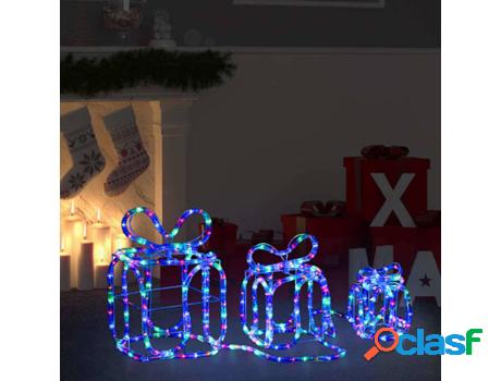 Cajas de Regalo Navidad VIDAXL 180 luces LED