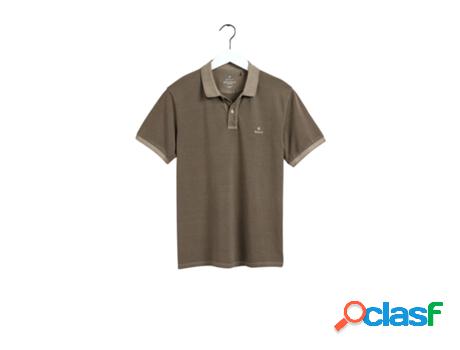 Camisa Pólo Pique de Algodão Gant Sunfaded (Tam: XS)