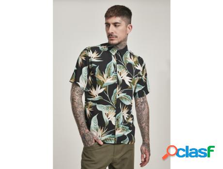 Camisa URBAN CLASSICS Hombre (Multicolor - L)