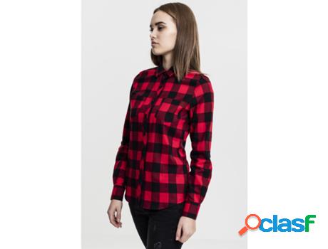 Camisa URBAN CLASSICS Mujer (Multicolor - L)