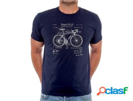 Camiseta CYCOLOGY Theprint (Azul - L)