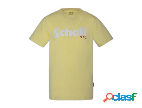 Camiseta SCHOTT Hombre (Multicolor - M)