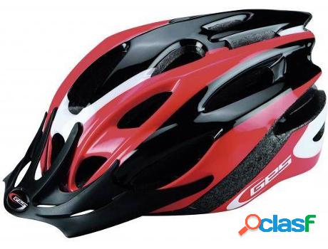 Casco para Bicicleta GES Rocket (Talla: L - Rojo, Negro)