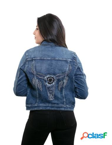 Cazadora Vaquera Mujer Toro Atrapasueños S