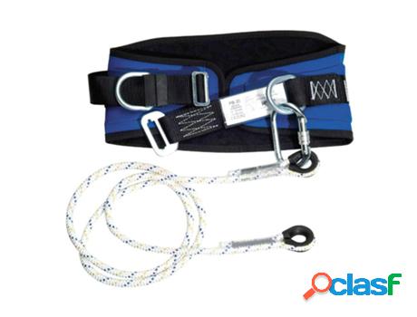 Cinturon seguridad con cuerda y mosquetón