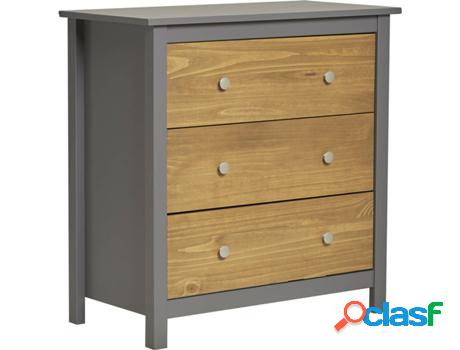 Cómoda VS VENTA-STOCK Bonnie (Gris y Marrón - Pino Macizo
