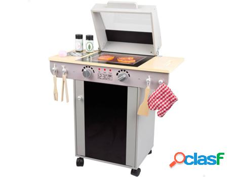 Cocina de Jugar TEAMSON KIDS Barbacoa de Madera