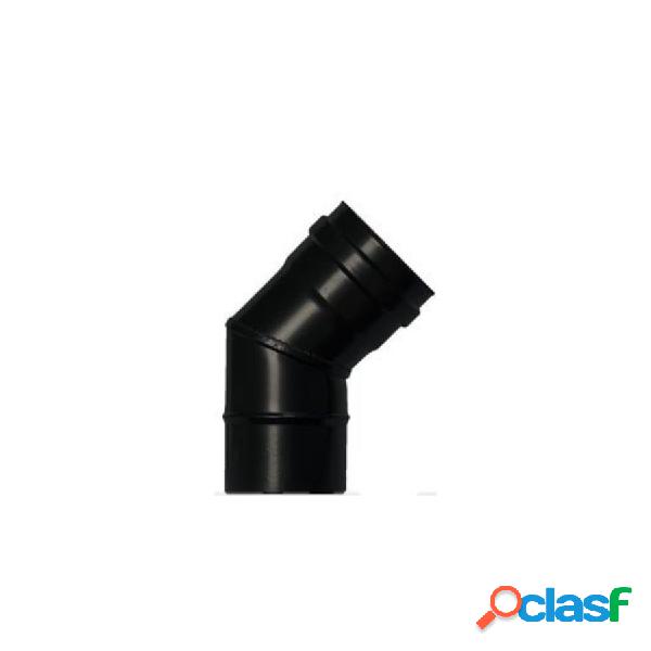 Codo P.Simple Vitrificado Mate Pellet Fr Ø 80 45º