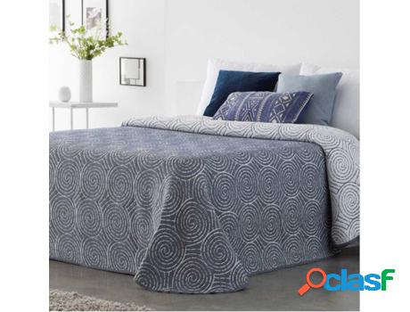 Colcha COTTON ARTEAN Seron (Azul - Cama de 135 cm -