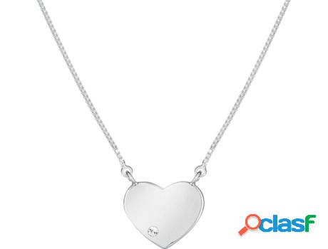 Collar VANCRYSTALS Corazón (Latón - Plateado - 22.3 cm)